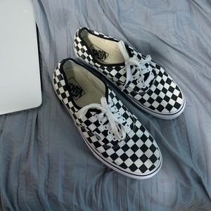 Checked vans